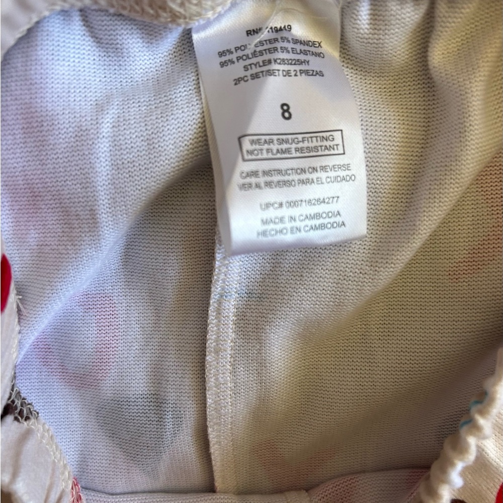 XO Pattern Pajama Set - Picture 7 of 7